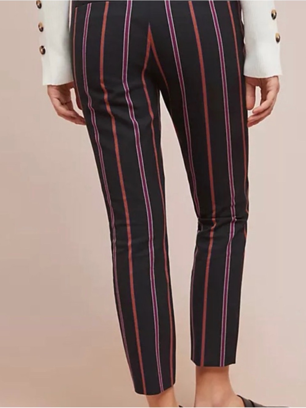 Anthropologie Slim Striped Pants